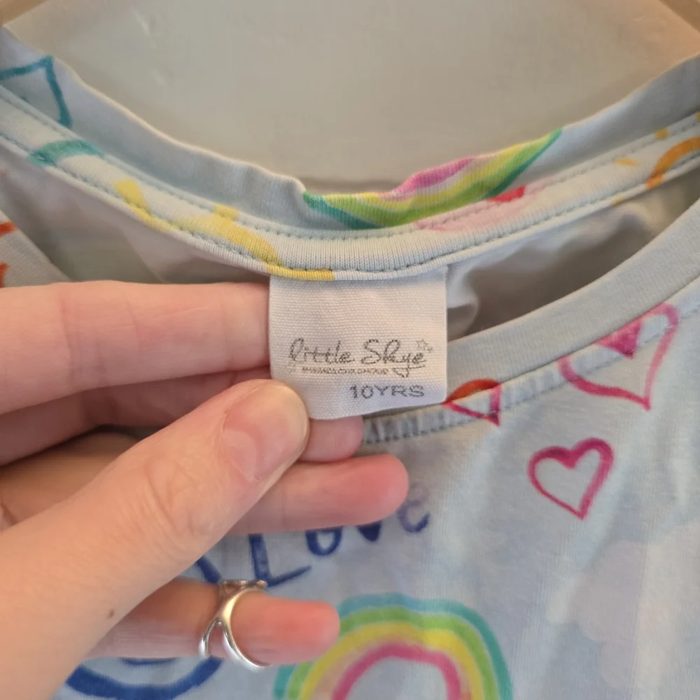 Little Skye Rainbow Tank Top Kids Size 10y - Picture 3 of 5